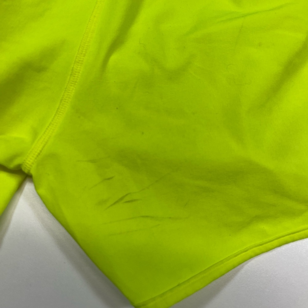 Lululemon Hotty Hot Shorts 4” High Rise Highlighter Yellow Women’s Size 6 - Picture 6 of 12
